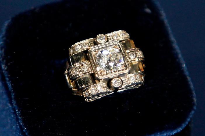 Appraisal: Diamond, Platinum & Gold Ring, ca. 1940, from Junk in the Trunk 3.