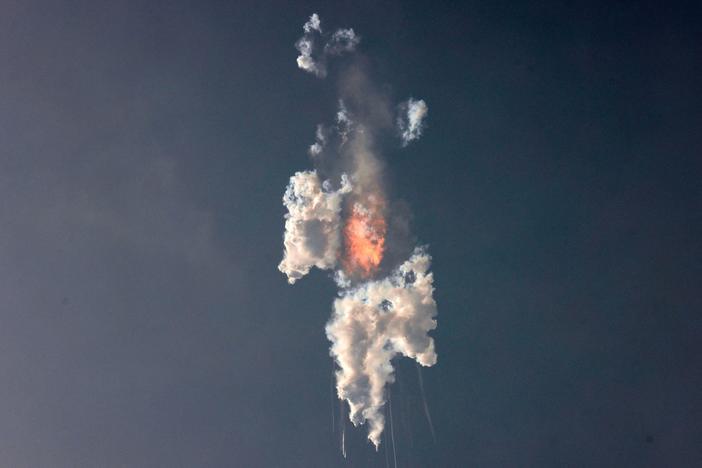 Starship test flight ends with explosion, Musk says SpaceX 'learned a lot' for next launch