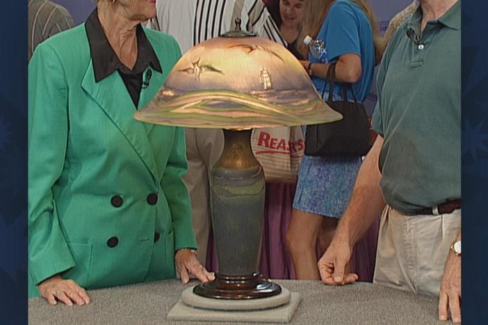 Appraisal: Pairpoint Sea Gull Lamp, ca. 1910, from Vintage Tulsa.