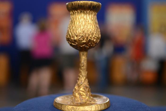 Appraisal: 1907 Tiffany Engineers' Club Goblet, from Charleston, Hour 1.