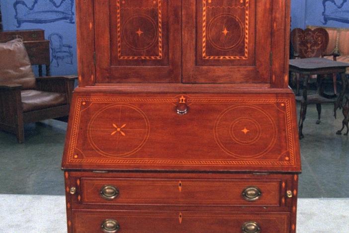 Appraisal: American Desk & Bookcase, ca. 1820, from Vintage Indanapolis.