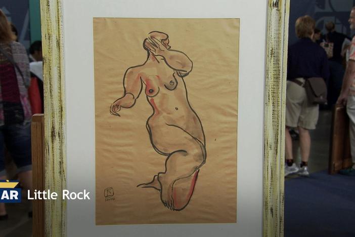 Appraisal: Chang Yu Sanyu Nude Female Painting, ca. 1925, from Little Rock Hr 1.
