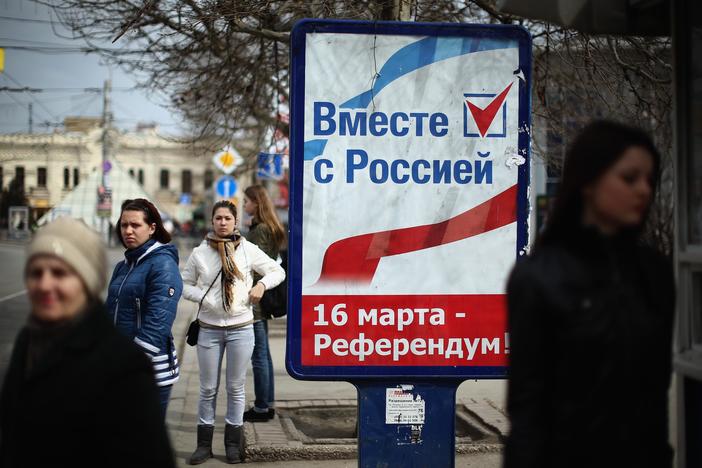 The future of Crimea hangs in the balance of Sunday’s referendum vote.