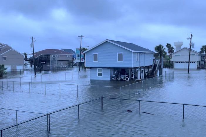 News Wrap: More than half a million lose power as Tropical Storm Nicholas hits Texas