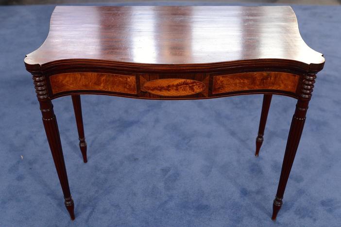 Appraisal: Federal Gaming Table, ca. 1800, from New York City, Hour 3.