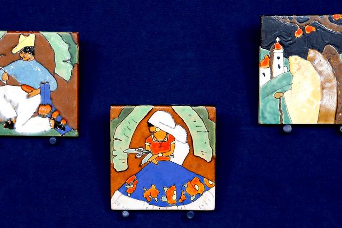 Appraisal: San Jose Pottery Tiles, ca. 1930, from Baton Rouge Hour 2.