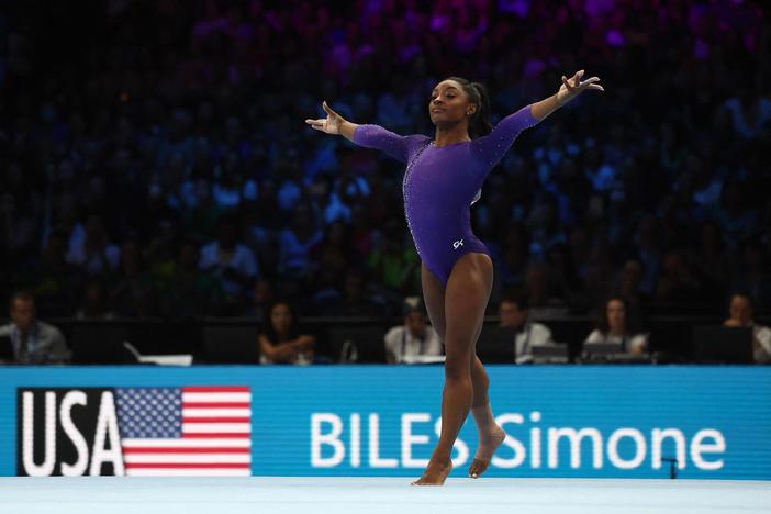 Simone Biles cements status as greatest gymnast with record-breaking world championship
