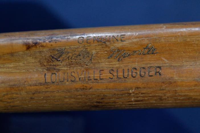 Appraisal: 1963 Mickey Mantle Game Used Bat, from Cincinnati Hour 1.