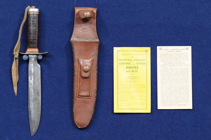 Appraisal: WWII Randall Fighting Knife, from Birmingham, Hour 2.