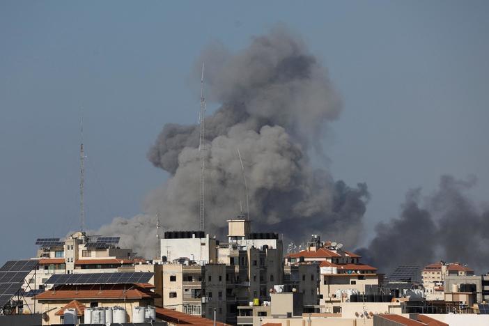 People in Gaza describe living through bombings with no way to escape