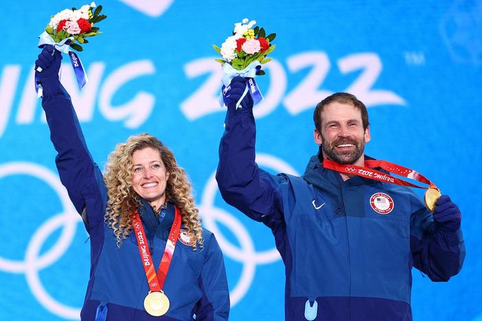Snowboarder Nick Baumgartner discusses winning gold at the Winter Olympics