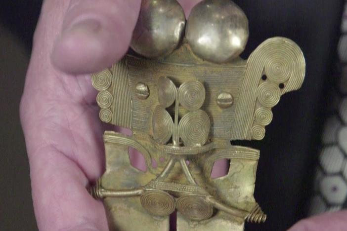 Appraisal: Tairona Gold Pre-Colombian Pendant, ca. 1500