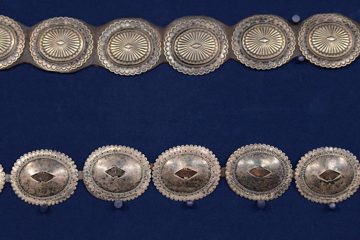 Appraisal: Navajo Silver Concho Belts, from Albuquerque, Hour 1.