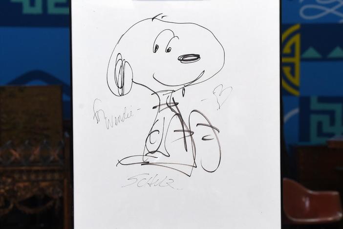 Appraisal: 1985 Charles Schulz Snoopy Sketch, from Little Rock Hr 1.
