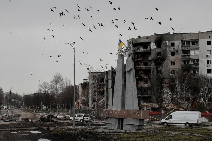 Russian retreat from areas around Kyiv reveals 'pattern of apparent war crimes'