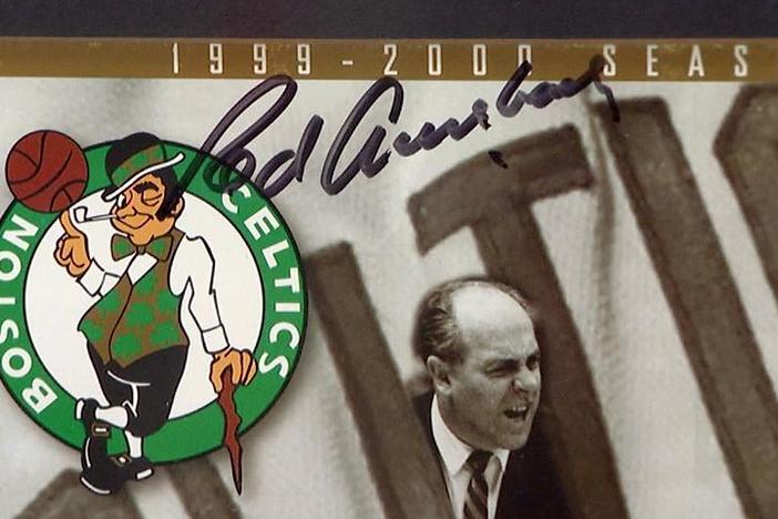 Appraisal: Red Auerbach Signed Display, from Junk in the Trunk 3.