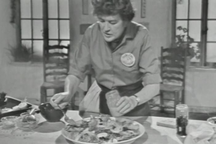 The French Chef's Julia Child presents a gathering on green ideas to toss about.