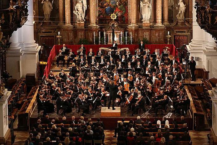 Bruckner’s “Romantic Symphony,” performed in Austria’s beautiful Saint Florian basilica.