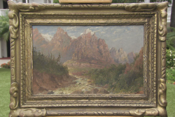 Appraisal: 1920 John Fery Oil Painting
