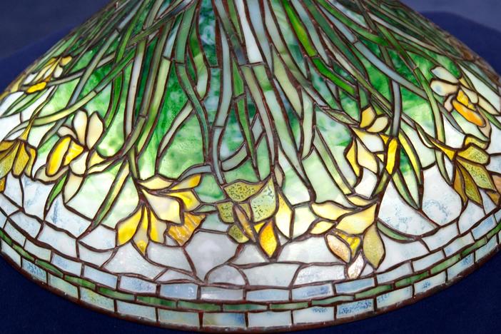 Appraisal: Tiffany Studios Daffodil Lamp Shade, ca. 1905, from Cincinnati Hour 1.