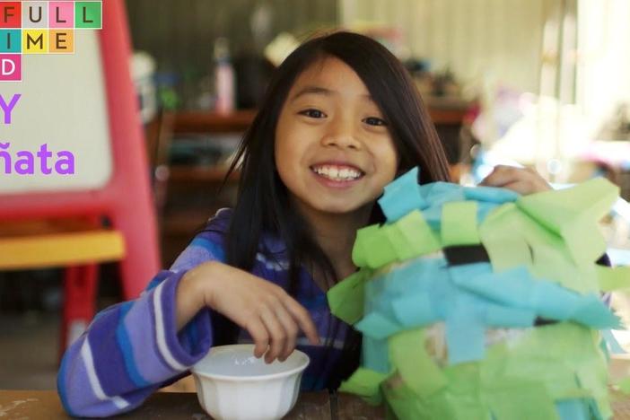 Make a paper mache piñata and stuff it with your favorite candy or toys. 