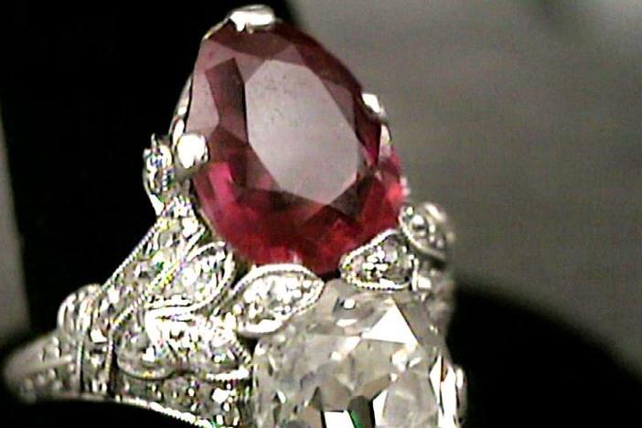 Appraisal: Art Deco Diamond and Ruby Jewelry, ca. 1925, from Vintage Richmond.
