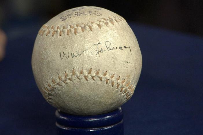 Appraisal: Walter Johnson-Signed Baseball, ca. 1920, from Spokane Hour 2.