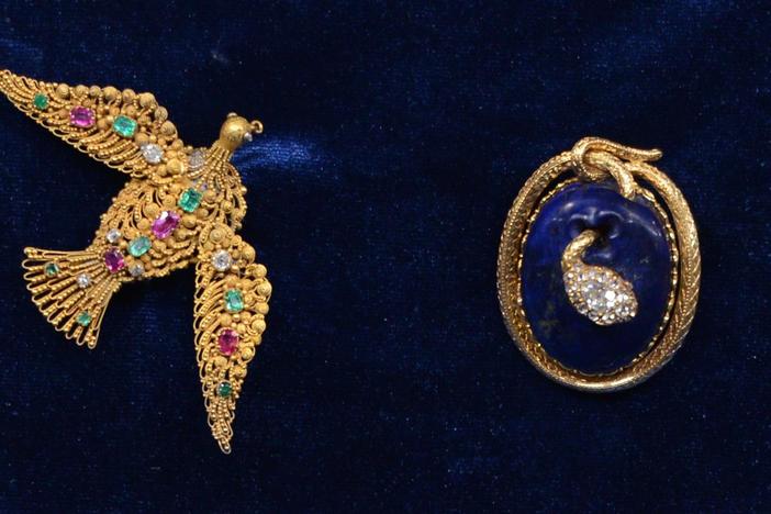 Appraisal: Georgian-Style Animal Brooches, ca. 1835, from Albuquerqu, Hour 3.