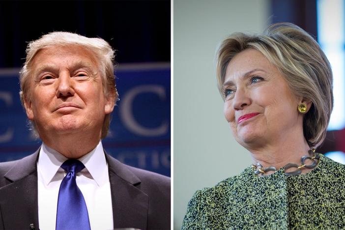 Donald Trump & Hillary Clinton solidify their front-runner status after convincing NY wins