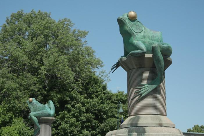 Why a small New England town celebrates its heritage by honoring frogs