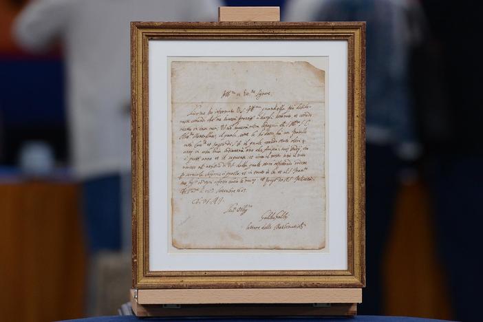 Appraisal: 1607 Galileo Galilei Letter, from Austin, Hour 2.