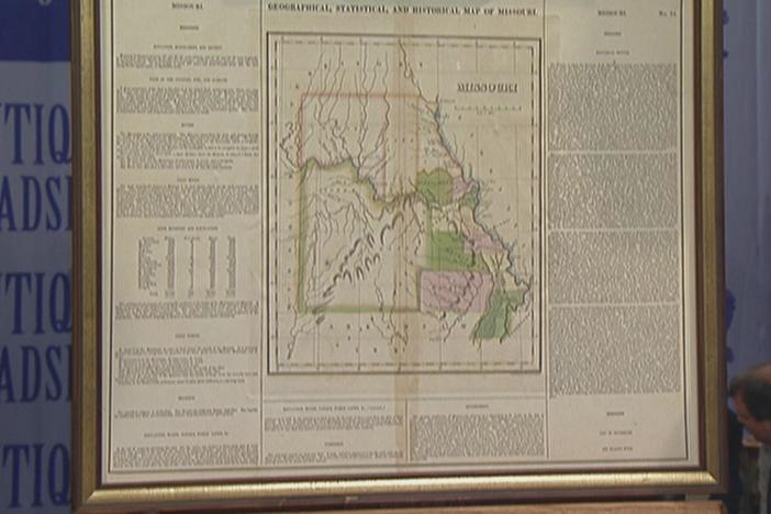 Appraisal: 1822 Carey & Lea Missouri Map, from Vintage St. Louis.