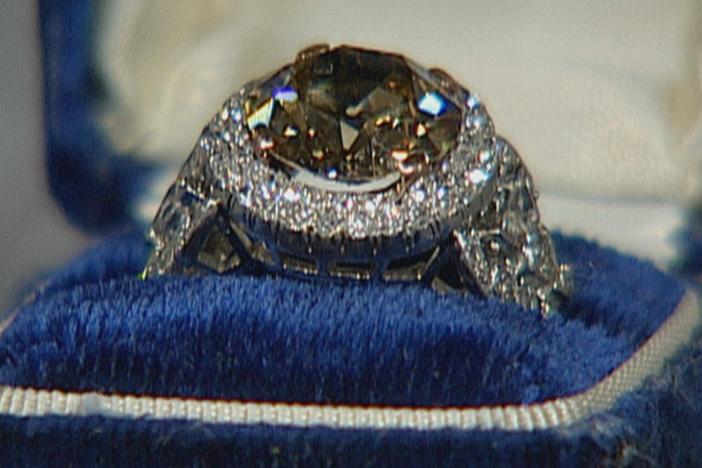 Appraisal: Cognac Diamond Ring, ca. 1920, from Vintage Denver.