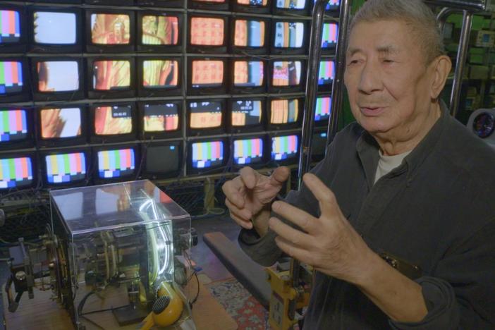 Engineer Chi-Tien Lui has restored most of Nam June Paik's video art over the years.