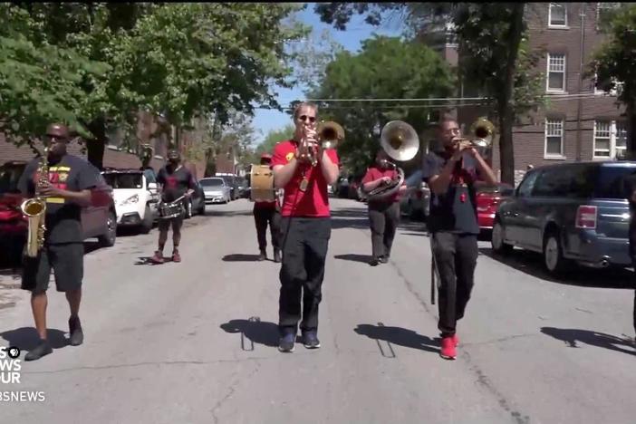 A St. Louis band brings music to the streets during social distancing