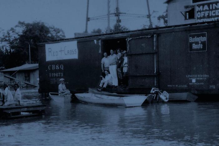 En 1927, la inundación del río Misisipi dejó a 1 millón de personas sin hogar.