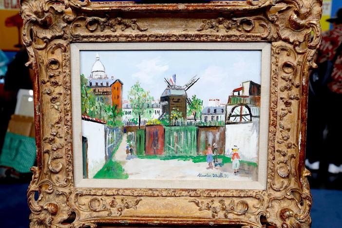 Appraisal: Maurice Utrillo "Sacré-Coeur et Moulin" Oil, from Anaheim Hour 2.