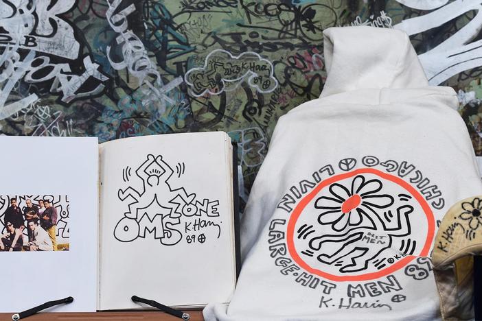 Appraisal: 1989 Keith Haring Graffiti Art, from Chicago, Hour 2.