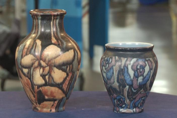Web Appraisal: 1930 & 1931 Rookwood Matte Vases, from Bismarck, ND.