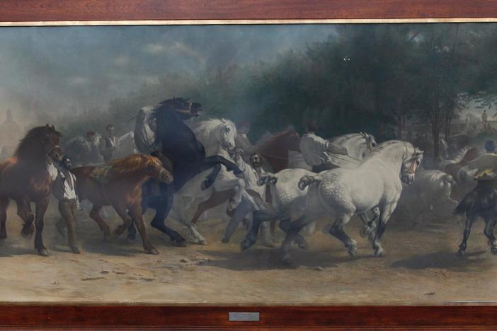 Appraisal: Rosa Bonheur's "The Horse Fair" Print, from Rapid City Hour 2.