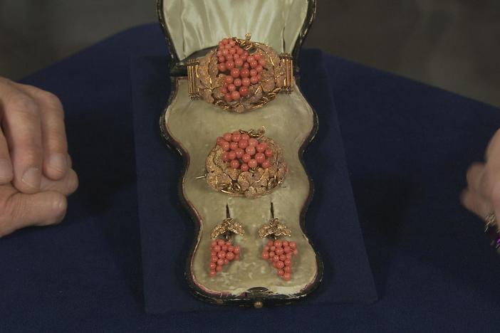 Appraisal: Victorian Coral Jewelry Suite, ca. 1860, in New Orleans Hour 2.
