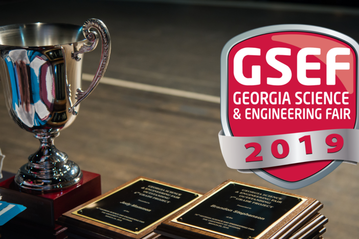 Full program of the Georgia Science and Engineering Fair 2019 Awards ceremony.