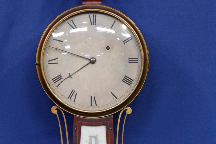 Appraisal: Simon Willard Banjo Clock, ca. 1805, from Corpus Christi Hour 2.
