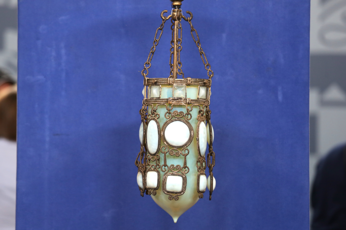 Appraisal: Tiffany Glass & Decorating Co. Lamp, ca. 1892, from Green Bay Hour 3