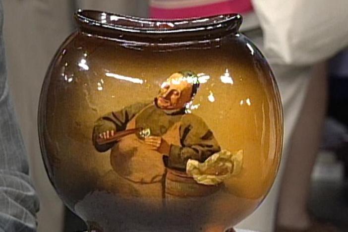 Appraisal: Owens Pottery Portrait Vase, from Vintage Louisville.