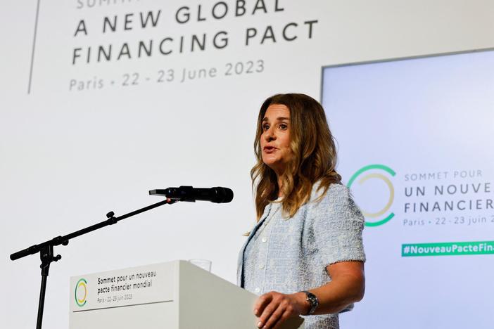 Melinda French Gates discusses increasing economic empowerment for women