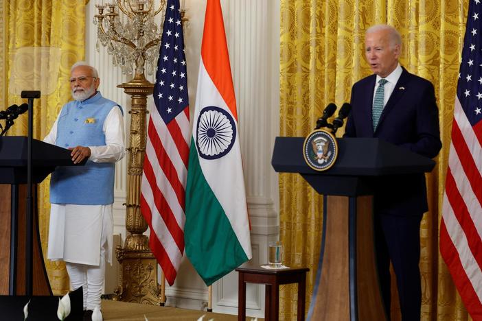 Biden welcomes Modi for state visit amid concerns over India's human rights record