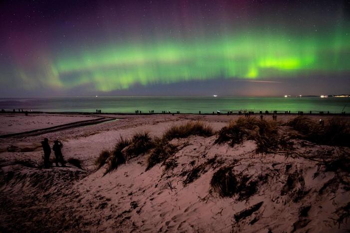 Aurora borealis puts on a dazzling display in unusual places
