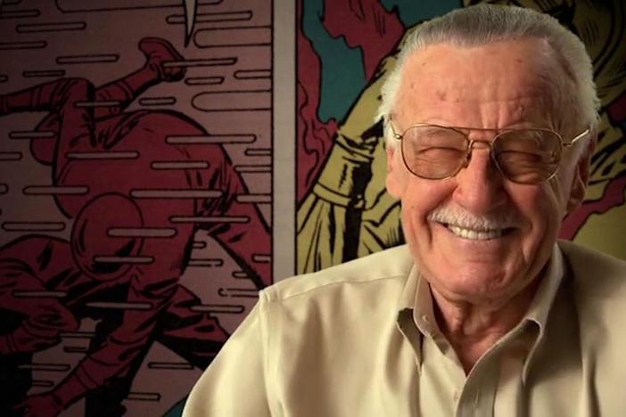 Stan Lee and others discuss Lee’s influential work at Marvel Comics.