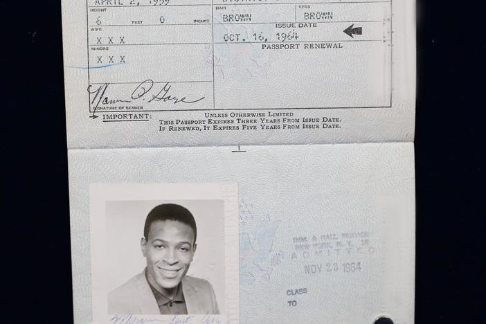 Appraisal: 1964 Marvin Gaye Passport, from Detroit Hour 2.